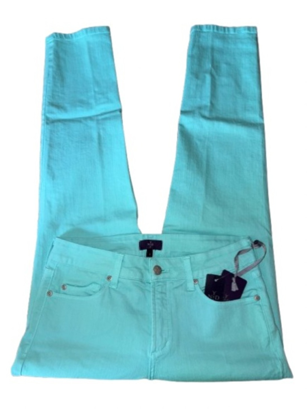 NYDJ Alisha Chambray blue ankle skinny Jeans NWT size 4